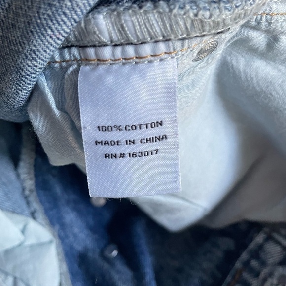 Princess Polly Asymmetric Waist Button Fly Straight Leg Jeans Size 6 - Picture 5 of 11